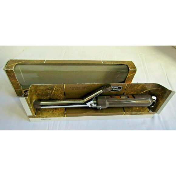 Vintage Vidal Sassoon Gold Series Professional Curling Iron ¾” Barrel Orig Box - Picture 3 of 6